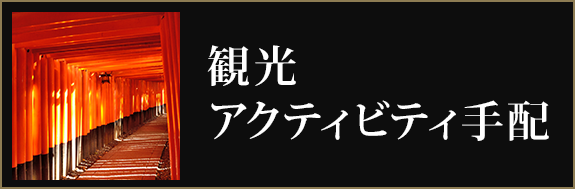 観光　アクティビティ手配