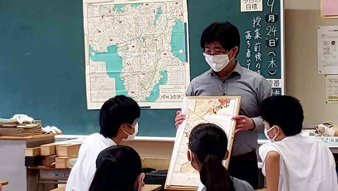 写真：京都学学習の様子